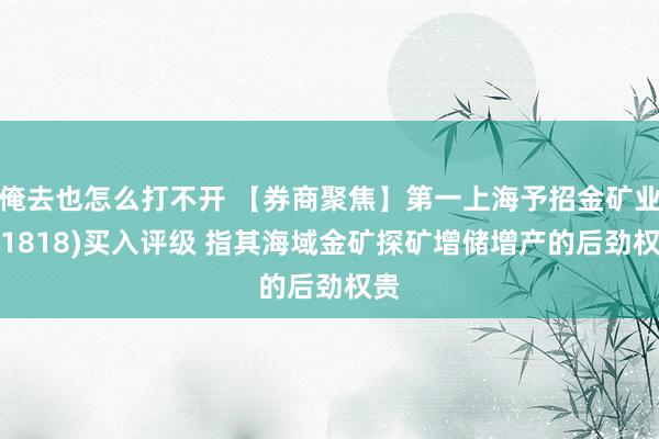 俺去也怎么打不开 【券商聚焦】第一上海予招金矿业(01818)买入评级 指其海域金矿探矿增储增产的后劲权贵